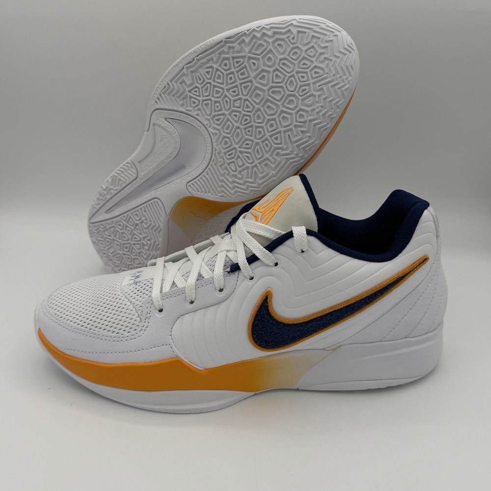Nike Ja 2 Murray State Shoes Mens Size 10 White Blue‎ Basketball IF1606-101 New - Picture 3 of 10